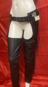 Vintage Biker Anstandshose für Damen. Echtleder. - Bild 1 von 5