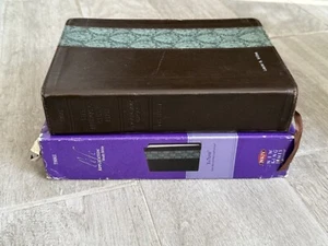 🌟 SELTENE NKJV Lebensanwendung Studienbibel TuTone braun türkis lederähnlich - Bild 1 von 11