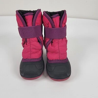 Kamik Pink And Purple Snow Boots Toddler 6 - Image 1 of 4