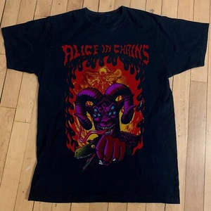 Alice in Chains 'The Devil Put Dinosaurs Here' Unisex Black T-shirt, Size S-5XL - Picture 1 of 5