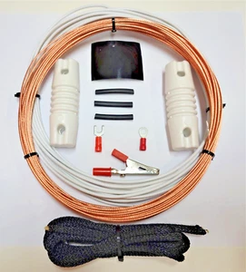 Antena de radio de onda corta de cable largo en todo el mundo 50' cobre desnudo para SWL EZ UP - Imagen 1 de 4