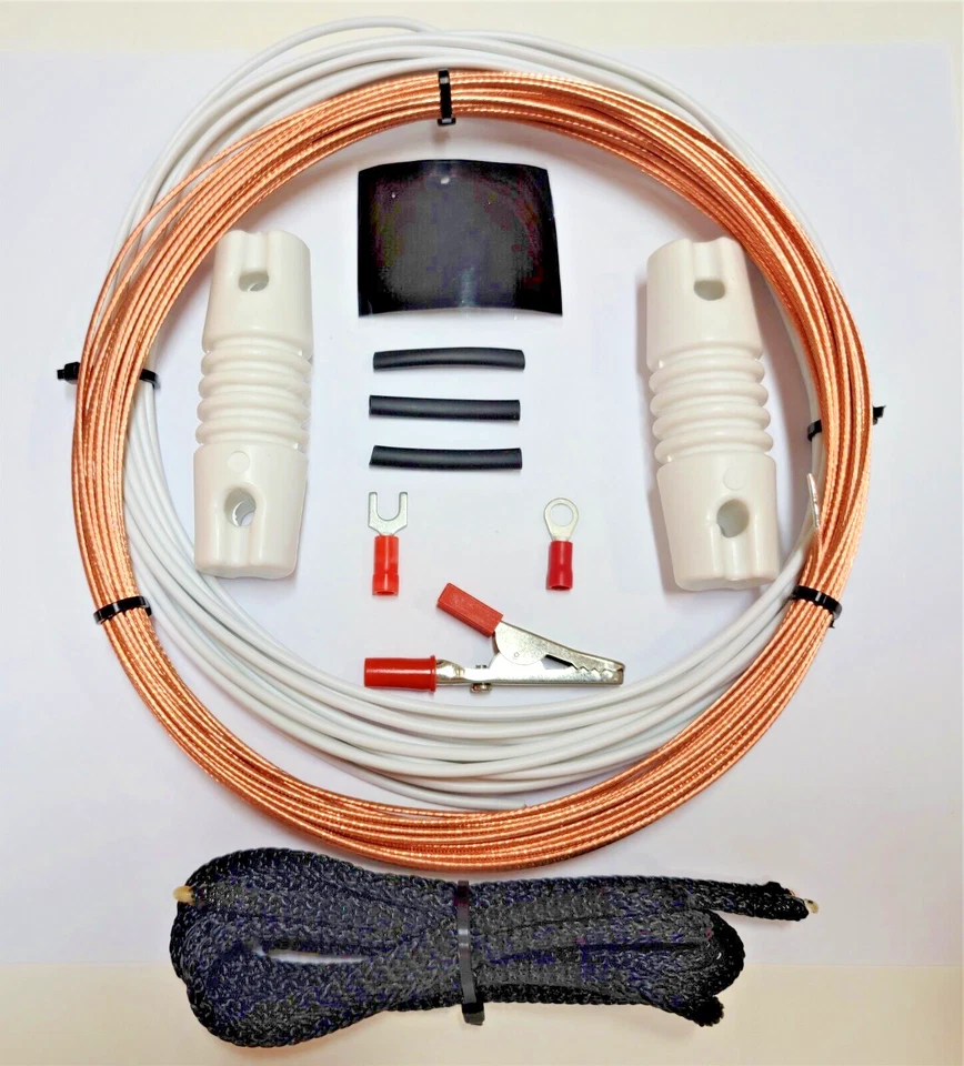 Antena de radio de onda corta de cable largo The Worldwide 50' cobre desnudo para SWL EZ UP Foto 1 de 4