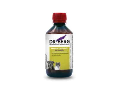 DR. BERG TIERNAHRUNG Dr. Berg Magen-Darm-Öl mit Hanföl - Barf, Durchfall, Erbrechen / 1 x 250 ml