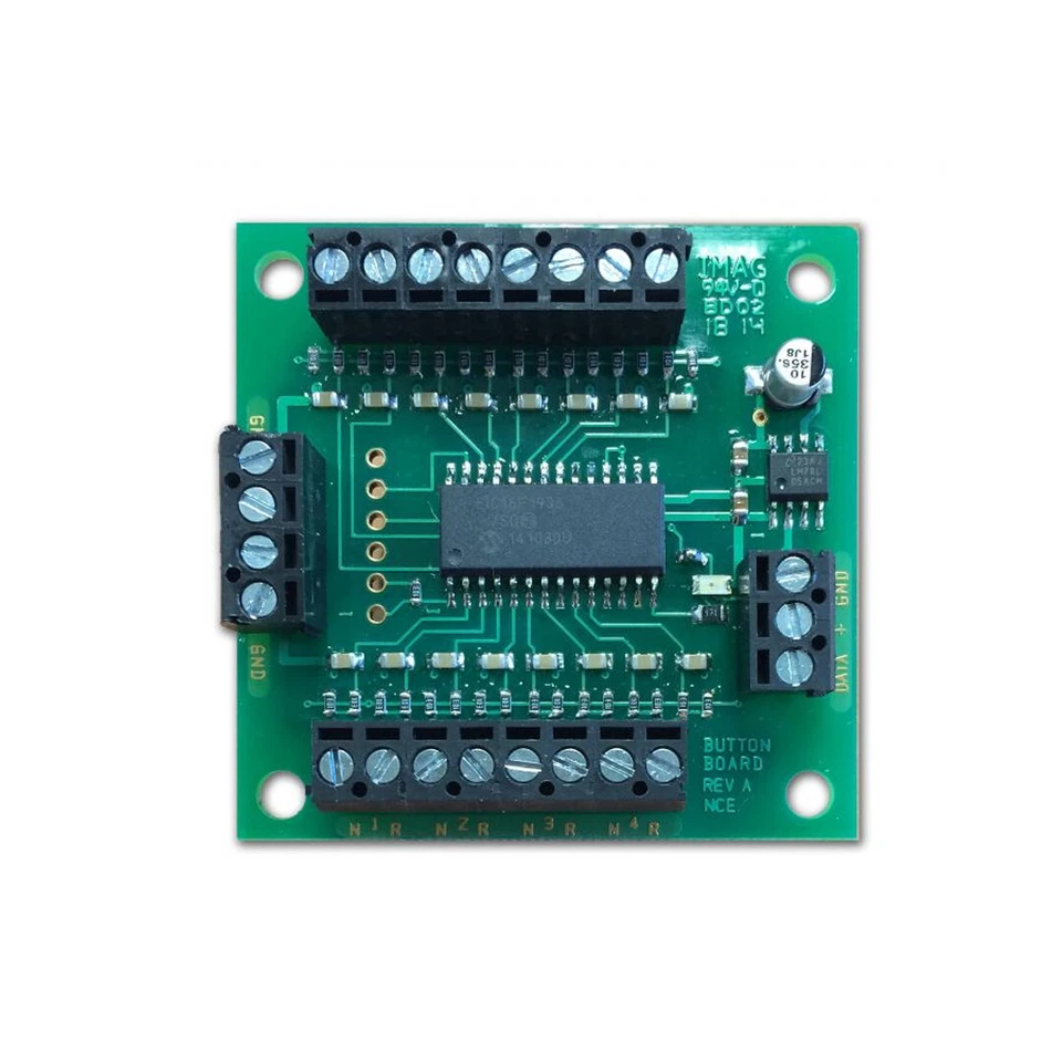 NCE 5240152 Button Board For Use w/Switch8-MK2 Switch Machine Decoder - Image 1 of 1