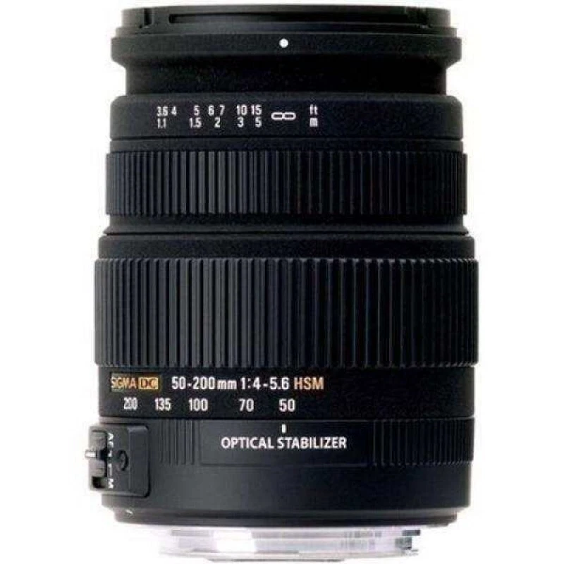 SIGMA 50-200mm 1:4-5.6 LENS FOR NIKON -OS OPTICAL STABILIZER-With UV AND CPL - Image 1 of 1