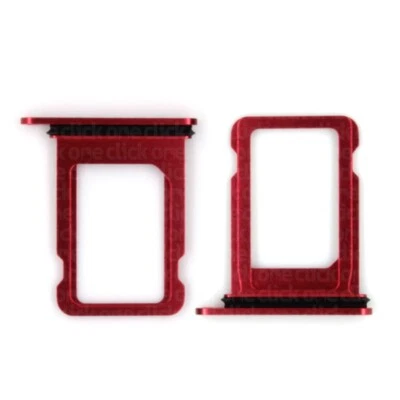 ONE CLICK COMPONENTS Ersatz Wasserdicht Nano Sim Kartenfach Steckplatz Halter für iPhone 12 Mini ROT