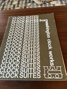 1970 Industrial Design Clock  Mid Century Modern Catalog RARE - Picture 1 of 11
