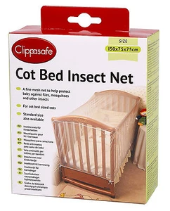 Protección para niños Prevenir insectos Gato Red Malla segura Facilidad Dormir Seguro Cuna Cama Clip - Imagen 1 de 12