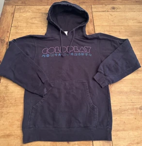 COLDPLAY (2012) Official MYLO XYLOTO Album Tour Black Hoodie Size Small - Picture 1 of 6