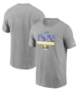 New NIKE Los Angeles Rams Super Bowl LVI Champions T-Shirt Size XL Extra Large