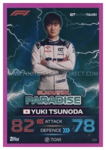#340 YUKI TSUNODA (GLADIADORES) TURBO PARALELO ATTAX 2023 - Imagen 1 de 1