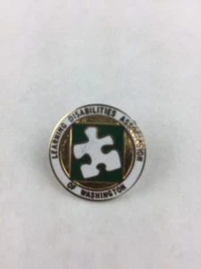 Learning Disabilities Association of Washington Collectible Souvenir Pin 7/8" - Picture 1 of 2