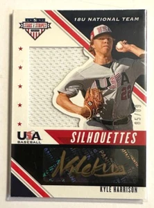 Panini: Kyle Harrison USA Baseball Stars & Stripes Auto Patch Card 85/89 2020 - Bild 1 von 3