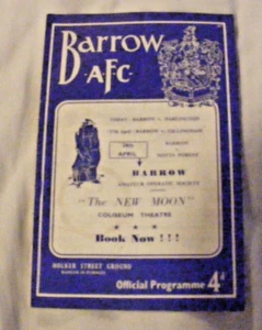 1960 1961 Barrow AFC v Darlington - Picture 1 of 1