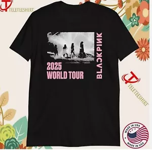 Limited Edition Blackpink 2025 Tour Photo & Schedule Shirt - Picture 1 of 7