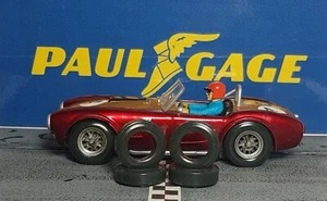 PAUL GAGE URETHANE SLOT CAR TIRES 2pr Fr & Rr set fit CARRERA Cobra 289 - Picture 1 of 1