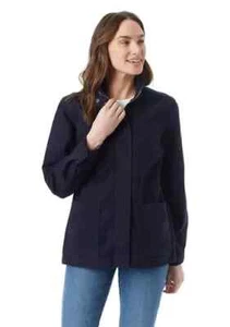 Gloria Vanderbilt Giacca Utility Donna Anorak Blu Mezzanotte Taglia L - Foto 1 di 8