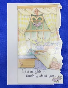 Day Spring Cards - Greeting Card w/ Envelope Religious God USA Vintage - Picture 1 of 9
