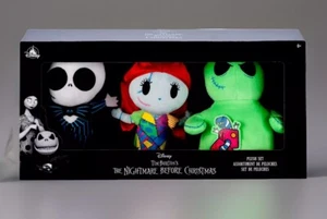 Disney Store Nightmare Before Christmas Soft Toy Set Jack Sally Oogie Boogie New - Picture 1 of 3