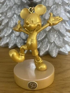 walt disney world 50th anniversary gold Mickey Mouse Weihnachtsschmuck - Bild 1 von 3