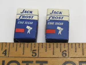 VINTAGE JACK FROSTROHR ZUCKERWÜRFEL WERBUNG SAMMLERSTÜCK 1950ERer - Bild 1 von 2