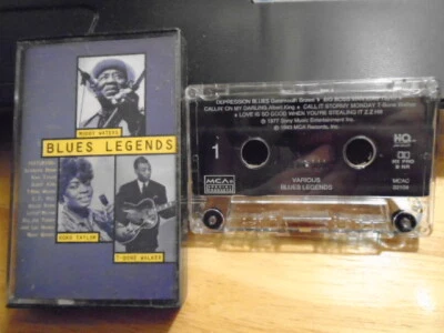 RARE OOP Blues Legends CASSETTE TAPE Willie Dixon MUDDY WATERS John Lee Hooker ! - Image 1 of 2