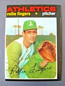 1971 O-Pee-Chee #384 Rollie Fingers Oakland Athletics**NO CREASES** - Bild 1 von 2