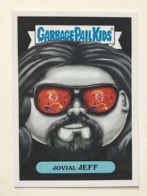 Garbage Pail Kids ‘90 Film Sticker 15a Big Lebowski Jovial Jeff - Image 1 of 2