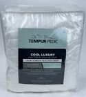 Tempur-Pedic Waterproof Cool Mattress Protector in White - Queen 60" x 80"