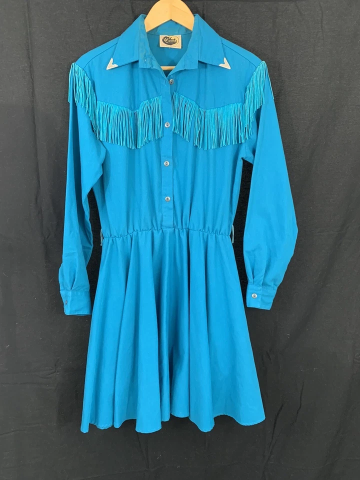 Vestido Vintage Colección Western Flecos Mediano Foto 1 de 4