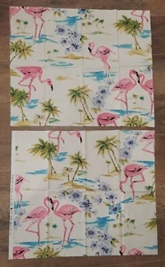 2 ~ Paradise Prints Fabri-Quilt Fat Quarters 18" X 21" Patt # 8307 Fabric Cotton - Picture 1 of 4