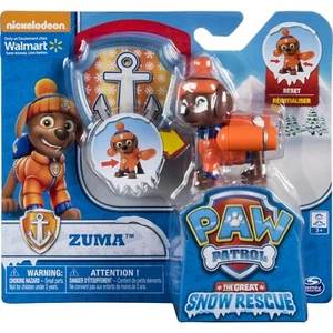 Spin Master Paw Patrol GREAT SNOW RESCUE Zuma Exclusive Figure Winter Jet Pack - Picture 1 of 3