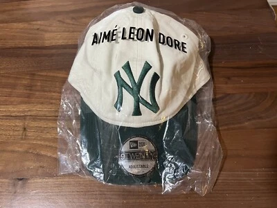 Aime Leon Dore ALD New Era Yankees Logo Grande Estadio Gorra Gorra Béisbol Pine Grove Foto 1 de 3