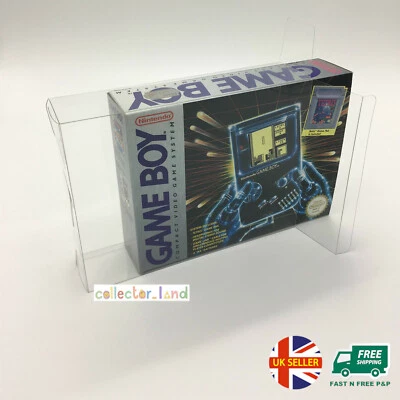 COLLECTOR_LAND 1 x Scatola Protettiva GameBoy Tetris Versione Console Originale Custodia Plastica DMG 01 GB