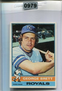 1976 Topps #19 George Brett *NM* Kansas City Royals 0979