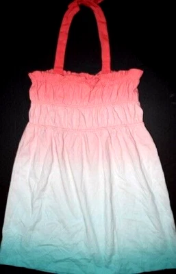 EUC GYMBOREE ПУСТЫНИ МЕЧТЫ ДЕВОЧЕК OMBRE АКВАРЕЛЬ КОРАЛЛ БИРЮЗОВЫЙ НЕДОУЗДОК ПЛАТЬЕ РАЗМЕР 5 - Изображение 1 из 4