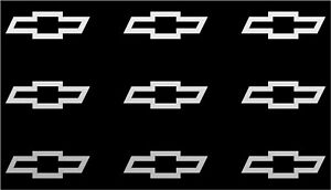 Small Chevy Bowtie 9 Small Vinyl Decals Car 1" 2" 3" Chevrolet Stickers