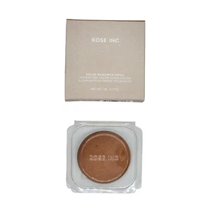 Crema hidratante iluminador Rose Inc Solar Radiance recarga cobre brillante, nueva en caja - Imagen 1 de 4