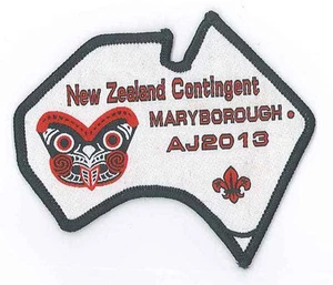 PARCHE CONTINGENTE AJ2013 - AUSTRALIA SCOUT NATIONAL JAMBOREE - NUEVA ZELANDA/NZ - Imagen 1 de 1