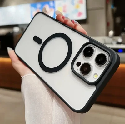 360 Tempered Glass Metal Magnetic Case for XR XSMAX 11 12 13 14 15 ,PROS AND MAX - Image 1 of 4