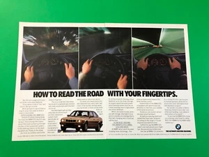 1993 1994 BMW 525i ORIGINAL VINTAGE PRINT AD ADVERTISEMENT PRINTED 2 PAGE - Bild 1 von 1