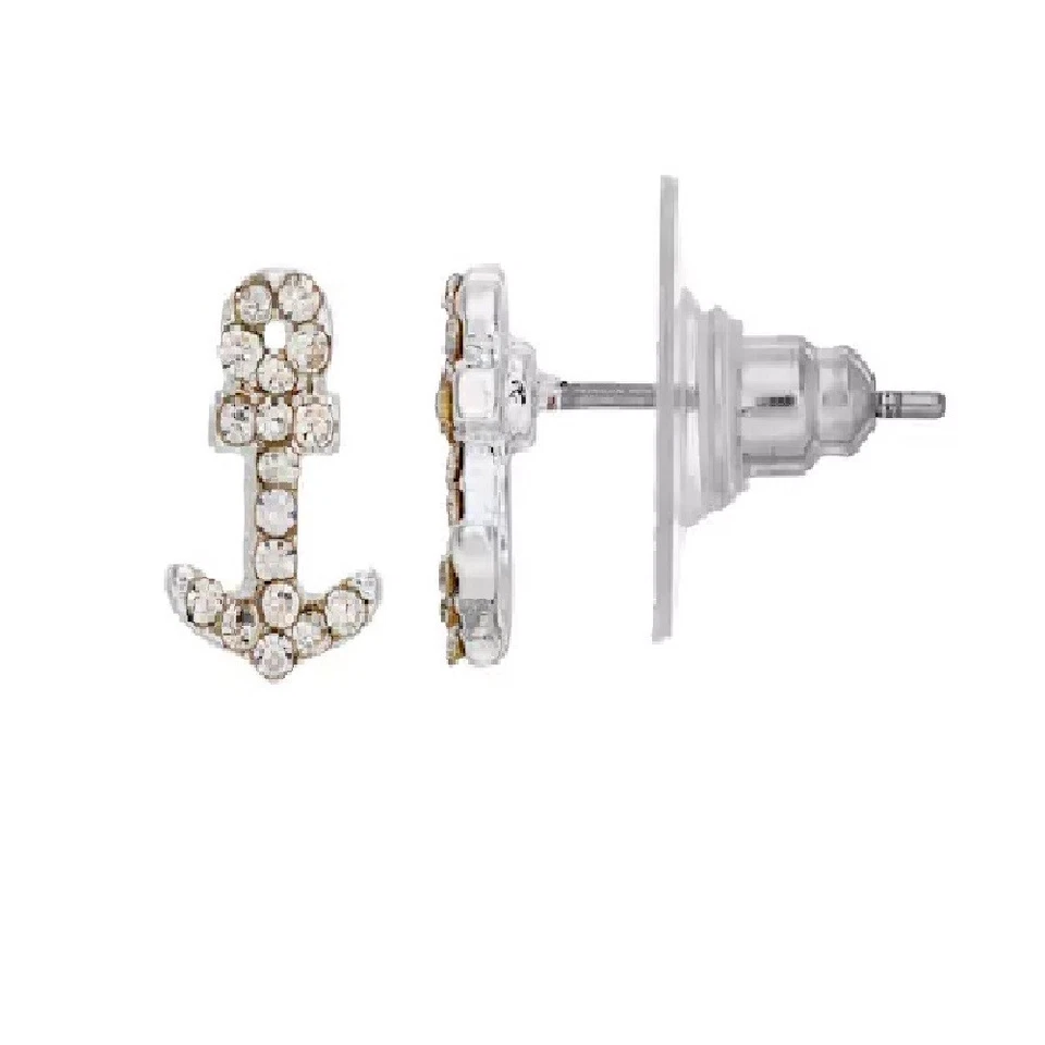 Pendientes Kohl's LC Lauren Conrad Cristal Ancla - ¡Bonitos! Foto 1 de 1
