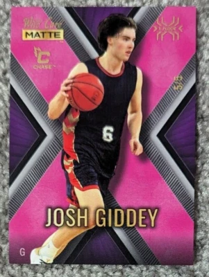 2022 Wild Card Matte Nba Pink Chase  X-plode 5/5 Josh Giddey - Image 1 of 3