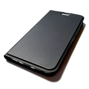Phone Case For Motorola Moto G5s Flip Open Wallet Style C Card Slot Charcoal New - Picture 1 of 3