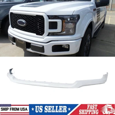 For 2018-20 Ford F-150 Oxford White Front Bumper Cover Grille Upper Molding Trim - Image 1 of 4