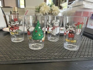 Pottery Barn holiday Christmas Mickey Mouse Disney kid party Birthday Cup SET 4 - Picture 1 of 23