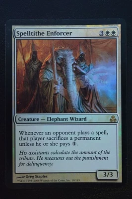 Magic The Gathering MTG SPELLTITHE ENFORCER FOIL Guildpact LP Lightly Played - Image 1 of 2