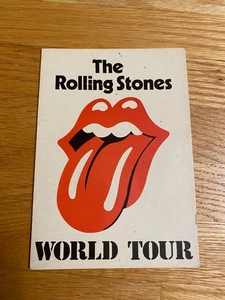The Rolling Stones World Tour Hot Licks Postcard Tongue 1990 ISC1038 Vintage Art - Picture 1 of 3