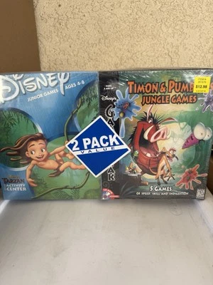 Disney 2 Pack Value Tarzan / Jungle Games PC Games Super RARE Sealed - Image 1 of 2