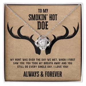 To My Smokin Hot Doe Halskette von Ehemann, Mann, Smokin Hot Doe Halskette an Frau - Bild 1 von 14